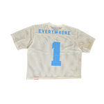 WESTSIDE Everywhere Net Jersey Cream/ Baby Blue