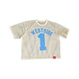 WESTSIDE Everywhere Net Jersey Cream/ Baby Blue