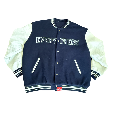 EVERYWHERE Varsity Jacket Navy