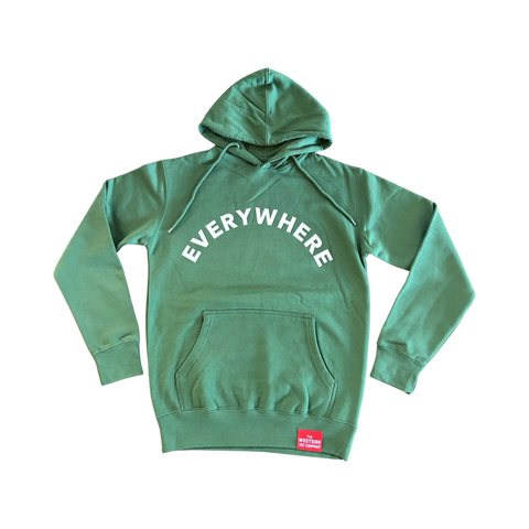 EVERYWHERE Heavyweight Hoodie FOREST GREEN