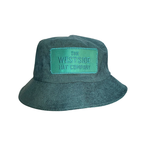 Corduroy Bucket Hat (Forest Green)