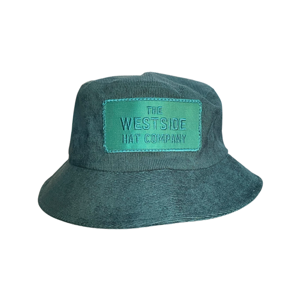 [Smooth mood] / ☆ Corduroy Logo Bucket Hat / Green green-cord-bucket.jpg?v=1637941652