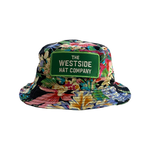 Patch”Tropical Dark”Bucket Hat